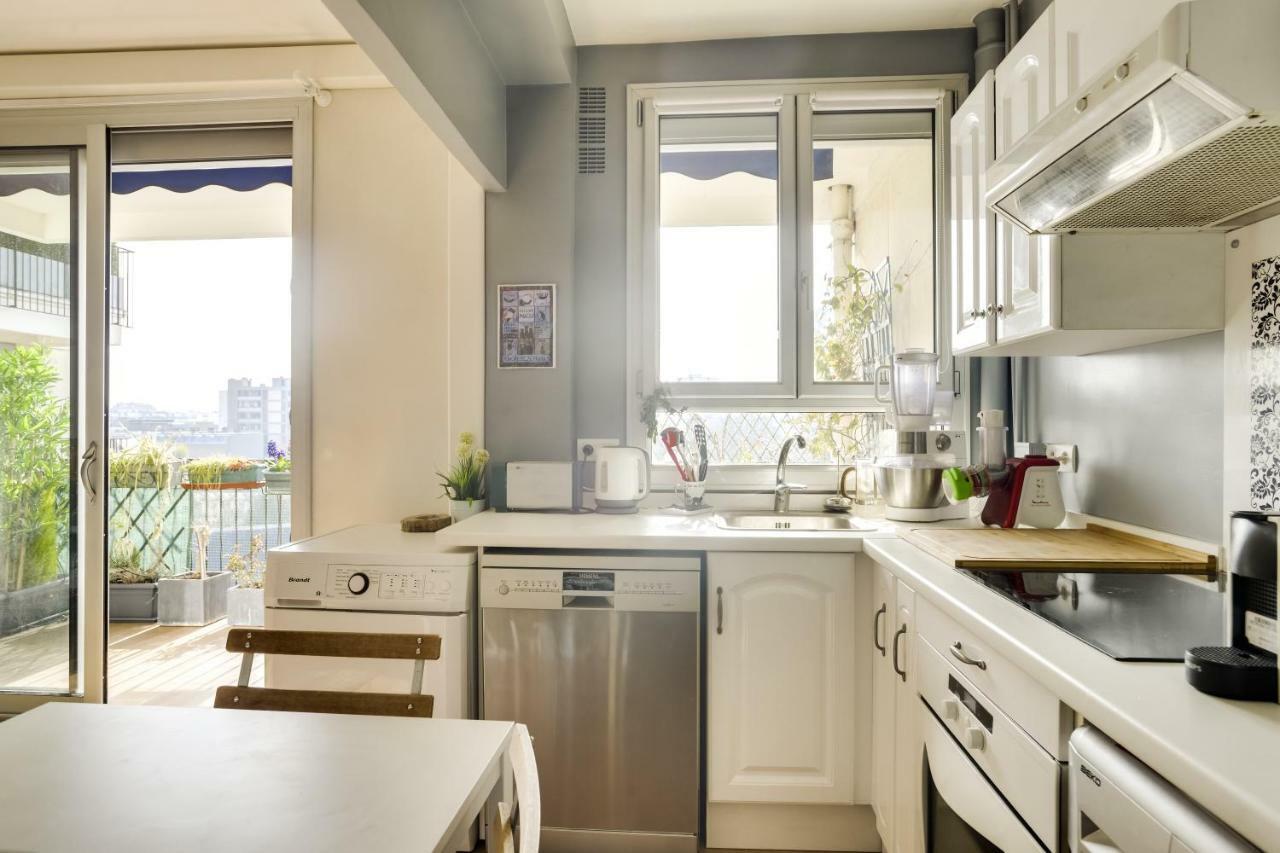 Charming Apartment With Terrace By Weekome Paris Eksteriør billede